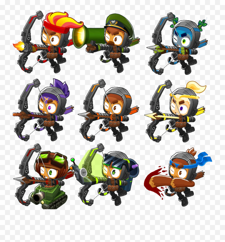 Every Hero As Quincy Btd6 - Bloons Td 6 Hero Quincy Emoji,Guess The Emoji 12 Monkey