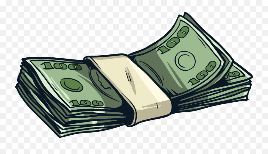 Money Clipart Transparent Background - Cartoon Money Stack Clipart Money Emoji,Money And Fire Emoji Background
