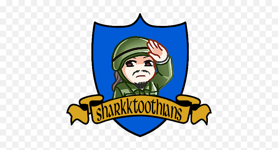Shark Tooth Twitch Sharkktooth - Soldier Emoji,Clench Teeth Emoji