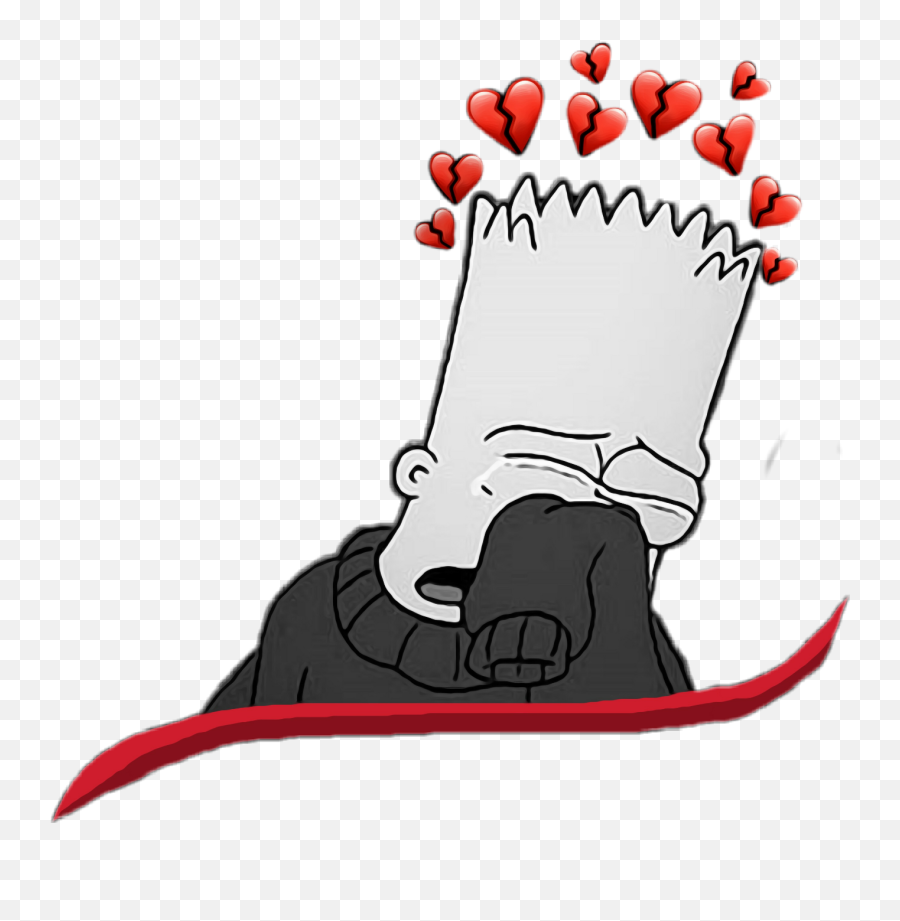 Sad Brokenheart Heart Corazon Sticker - Dibujos Sad Corazon Roto Emoji,Emoji Corazon Roto