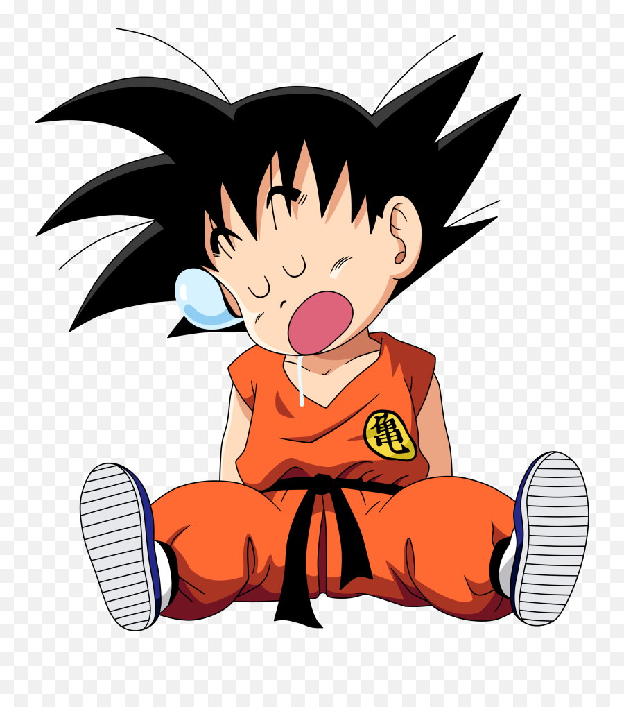 37700331 - U003eu003e Kid Goku Sleeping Clipart Full Size Goku Dragon Ball Z Baby Emoji,Sleeping Emoji Png