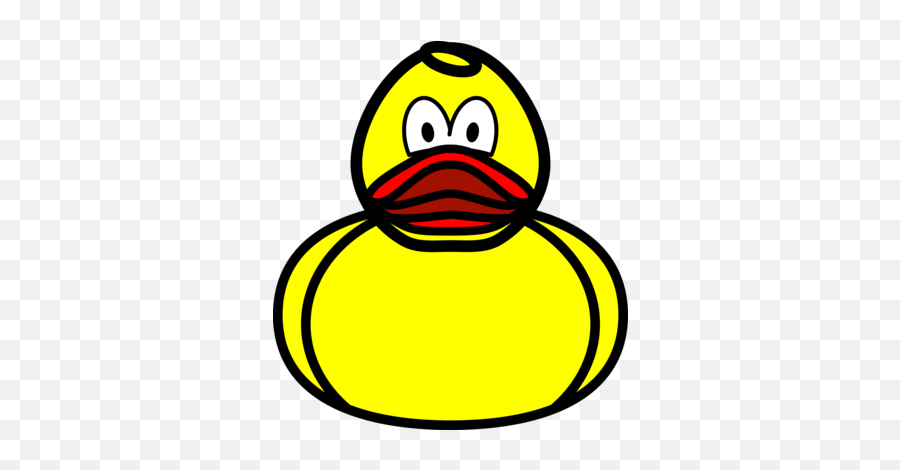 Rubber Duck Smile Smilies Emofacescom - Dot Emoji,Duck Emoticons