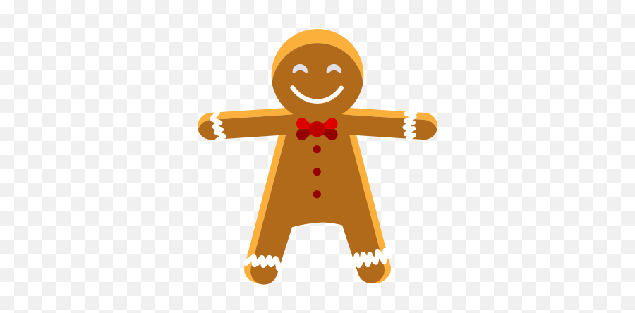 Christmas Cookie Gingerbread Man Sweets Treat Icon - Free Happy Emoji,Gingerbread Cookie Emoji