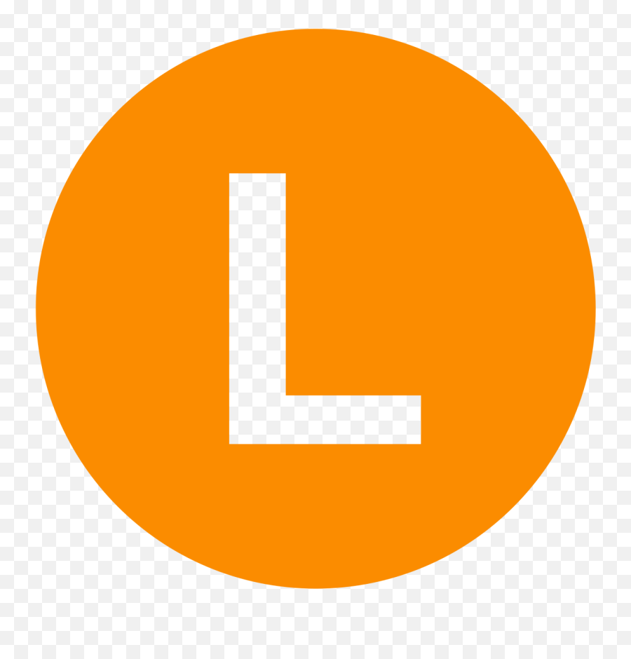 Eo Circle Orange Letter Orange L Icon Emoji Letter L Emoji Free 