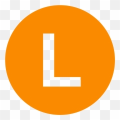 Eo Circle Orange Letter - Orange L Icon Emoji,Letter L Emoji