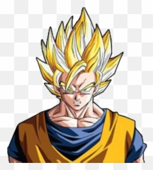 Super Saiyan Goku - Blonde Spiky Hair Anime Guy Emoji,Super Saiyan Emoji