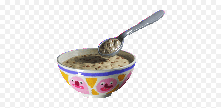 Top Animals Spooning Stickers For Android U0026 Ios Gfycat - Porridge Gif Emoji,Cereal Emoji