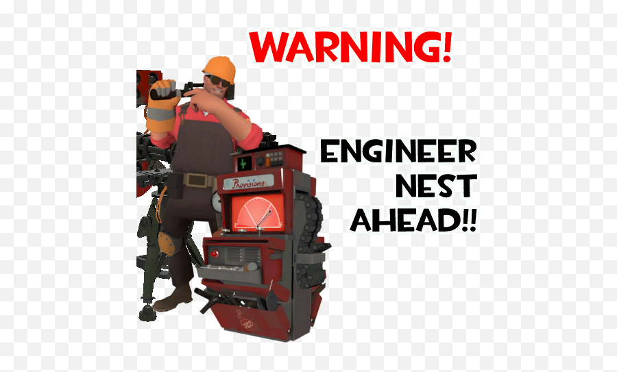 Engie Nest Ahead Team Fortress 2 Sprays - Team Fortress 2 Engineer Nest Ahead Emoji,Rare Tf2 Emoticons