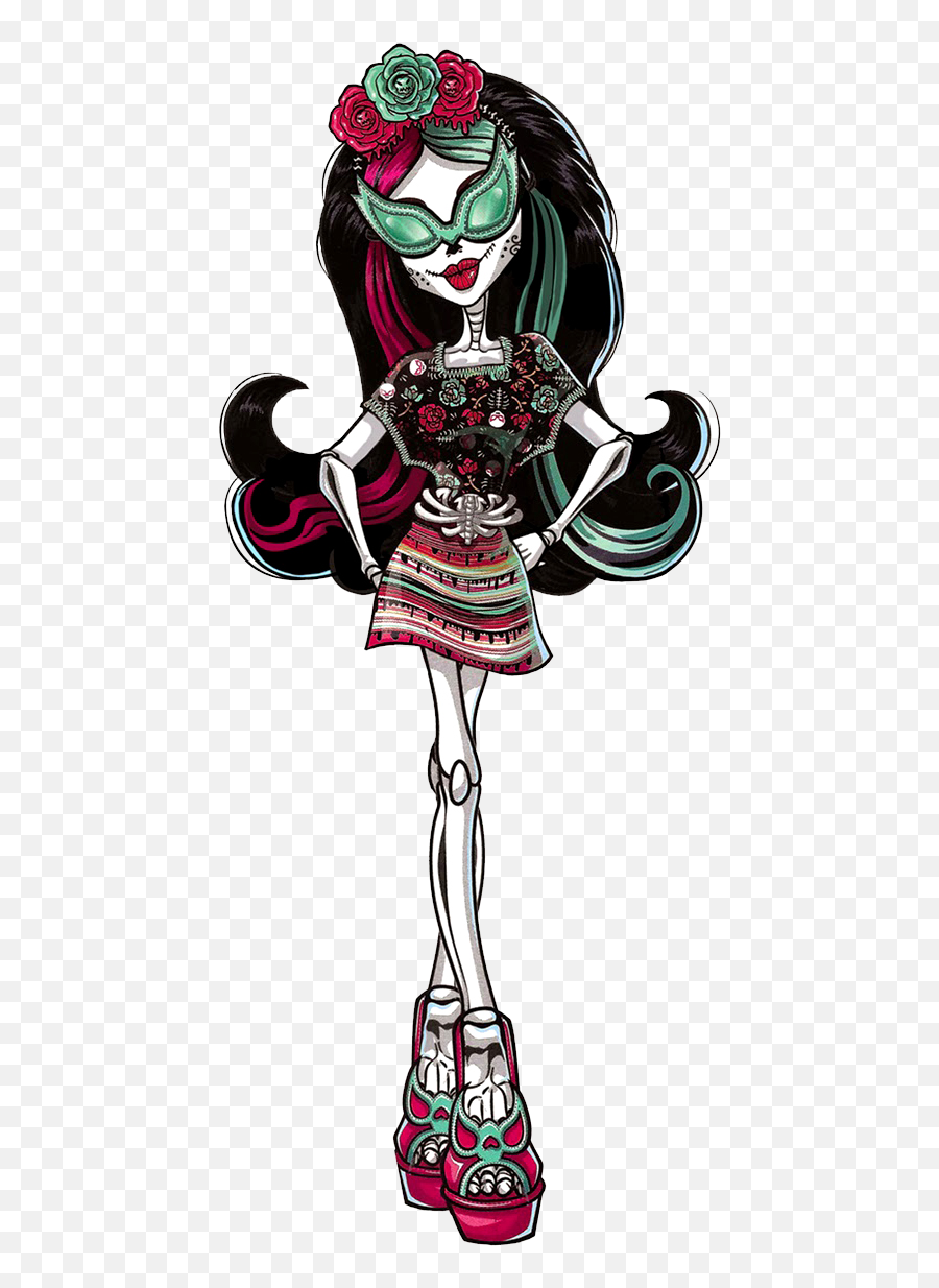 Calaca Png - 8 Jaleada Mapanfu Monster High Skelita Art Emoji,Emoticon De Calavera