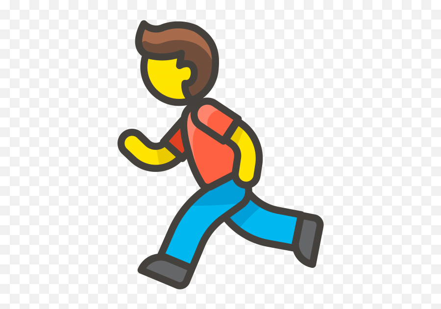 Man Running Emoji - For Running,Running Emoji Png