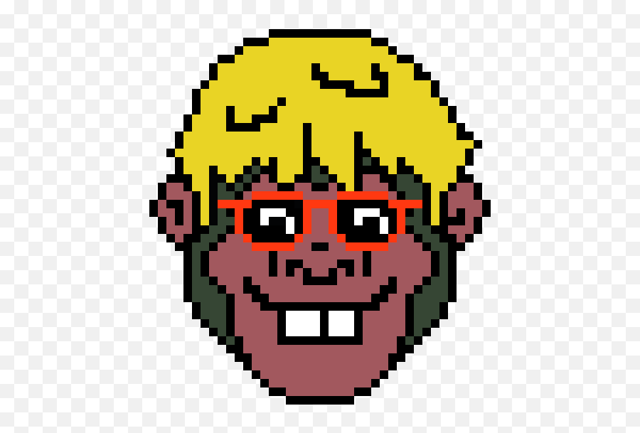 Non Fungible Apes - Crafty Ape Cute Slime Pixel Art Emoji,Optimistic Emoticon