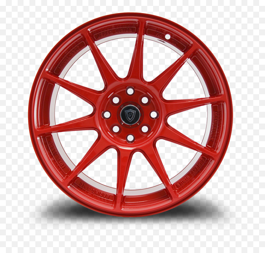 G0051 Marquee Wheels - Rohana Wheels Rc10 Emoji,Matte Red Work Emotion