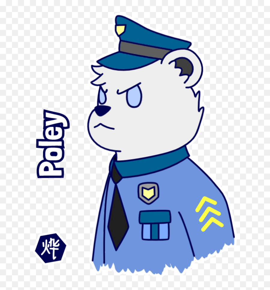 Poley The Polar Bear - Peaked Cap Emoji,Polar Bear Emojis