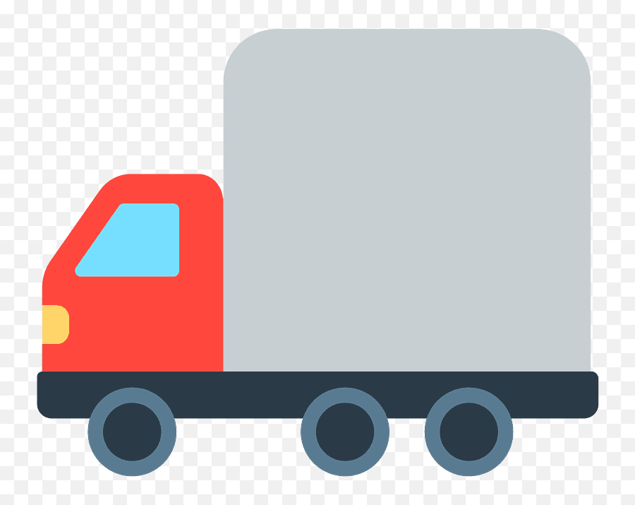 Delivery Truck Emoji Clipart - Trucks Emoji Transparent Logo,Travel And Places Emojis Apple