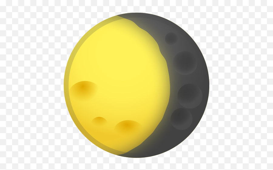 Waning Gibbous Moon Emoji,Ay Emoji Png