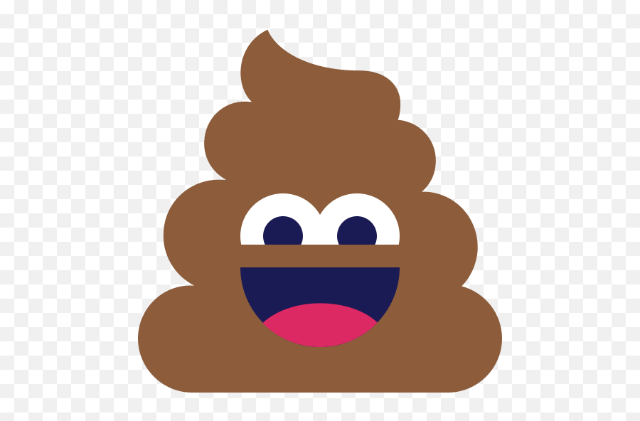 Emoji Face Poo Shit Icon - Happy,128x128 Good Shit Emoji