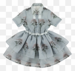 Caroline Bosmans Layered Organza Dress - Short Sleeve Emoji,Caroline Bosman Emoticon