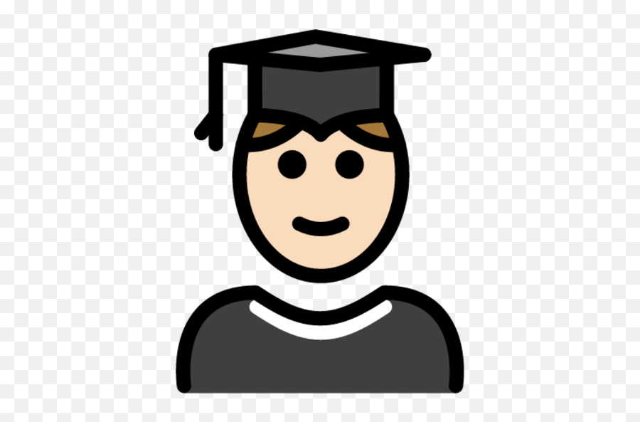 Light Skin Emoji - Etudiant Clipart,Sudent Emojis