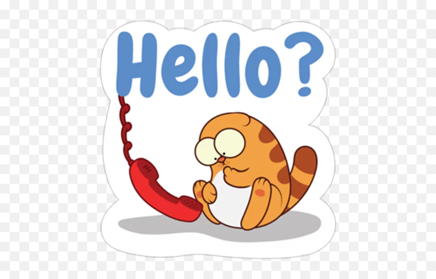 Leg Cat Returns Stickers - Live Wa Stickers Big Emoji,Cats Emotions