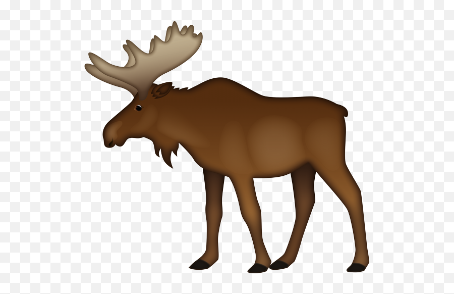 Fastest Moose Emoji Apple,Emojis Paintings