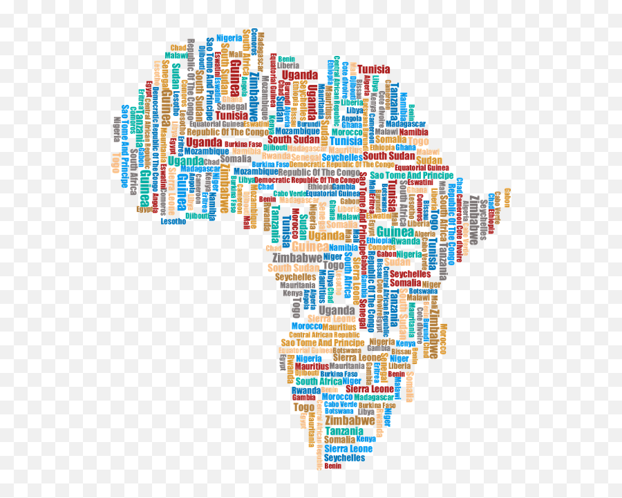 Free Photo Continent Map Typography Country Africa Countries Emoji,Emotions Cotes