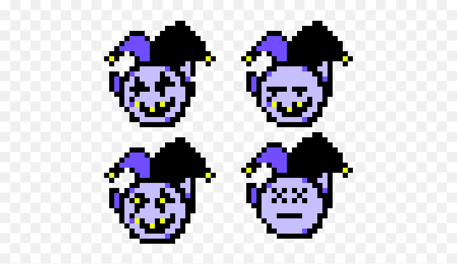 Why Does Nobody Here Like Jevil I Mean I Spent A Long Time - Dot Emoji,Undertale Emoticon