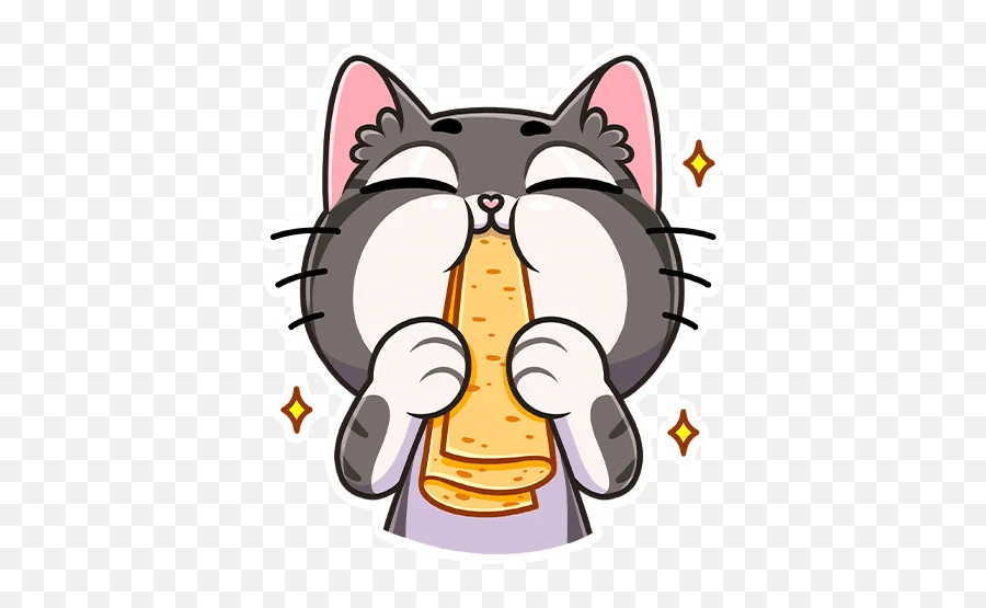 Telegram Sticker 27 From Collection Emoji,Dancing Cat Emoticon Animated