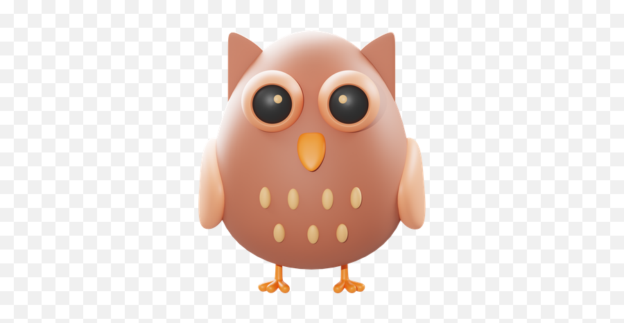 Premium Owl 3d Illustration Download In Png Obj Or Blend Format Emoji,Owl Emoji