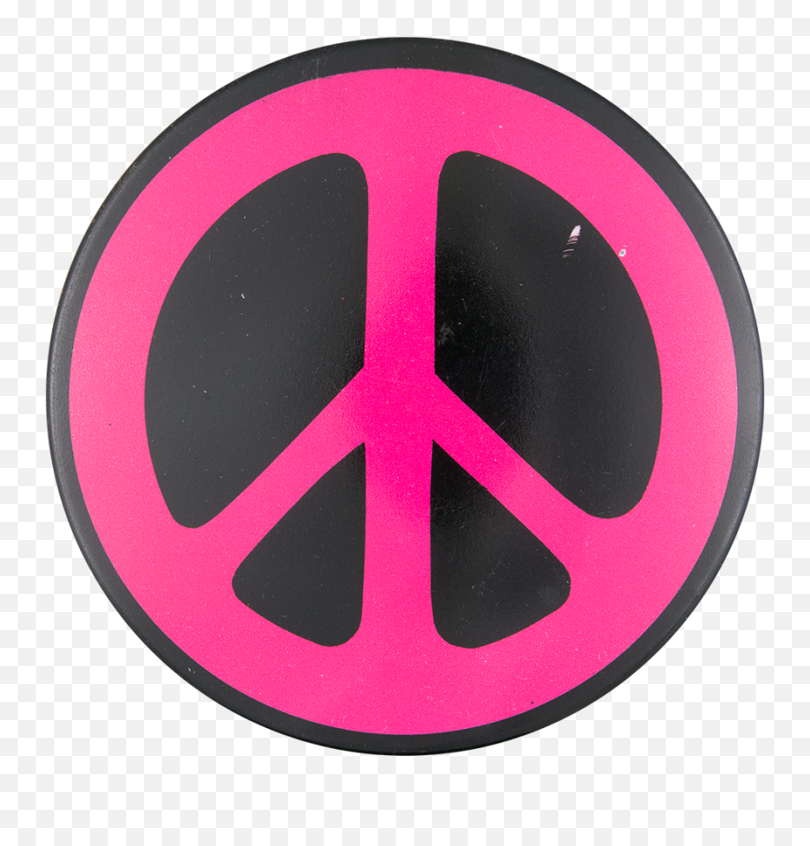 Pink Peace Sign Busy Beaver Button Museum Emoji,Upsidedown Cross Emoticon