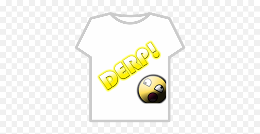Short Sleeve Emoji,Derp Emoticon
