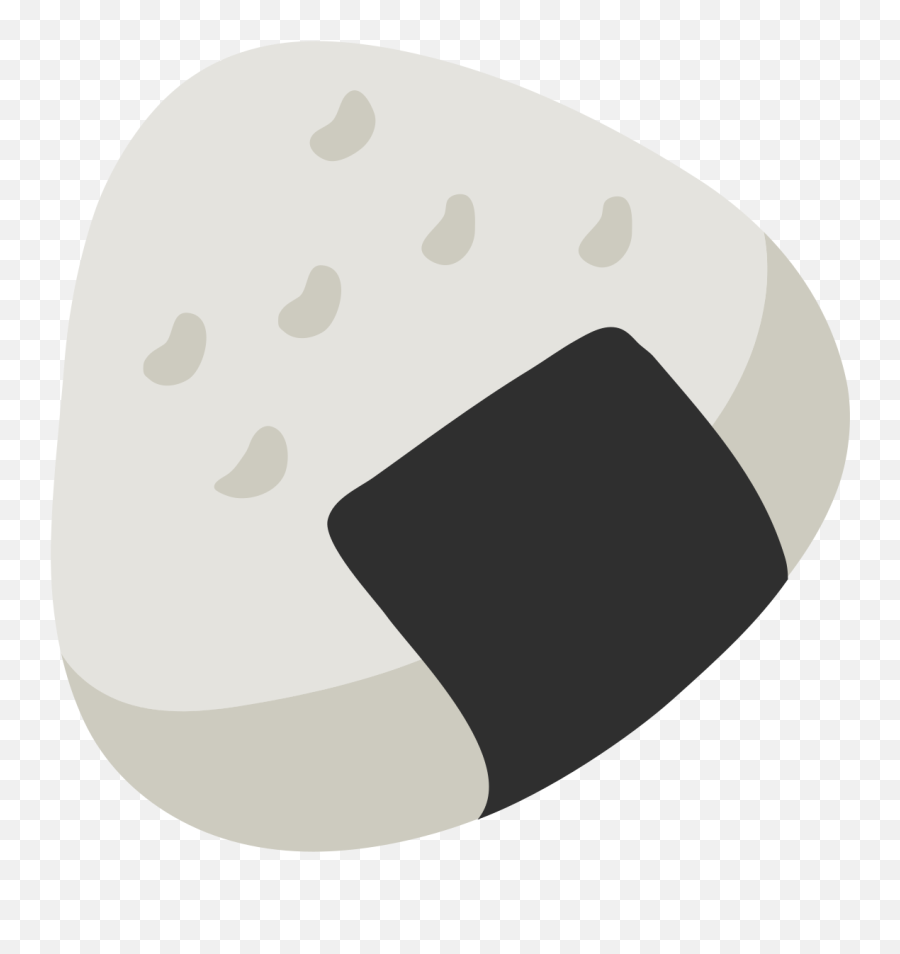 Rice Ball Emoji - Onigiri Emoji,Rice Ball Emoji