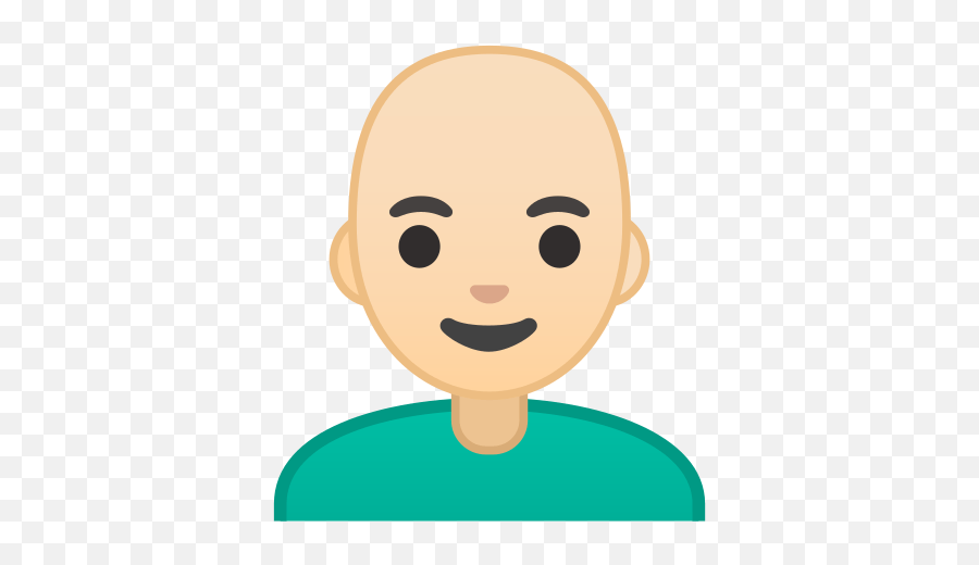 Light Skin Tone Bald Meaning - Glatze Clipart Emoji,Bald Emoji