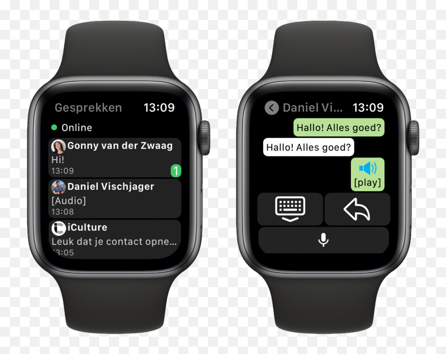 Whatsapp On The Apple Watch These Are The Options - Techzle Apple Watch Faces Emoji,Apple Emoji High Resolution