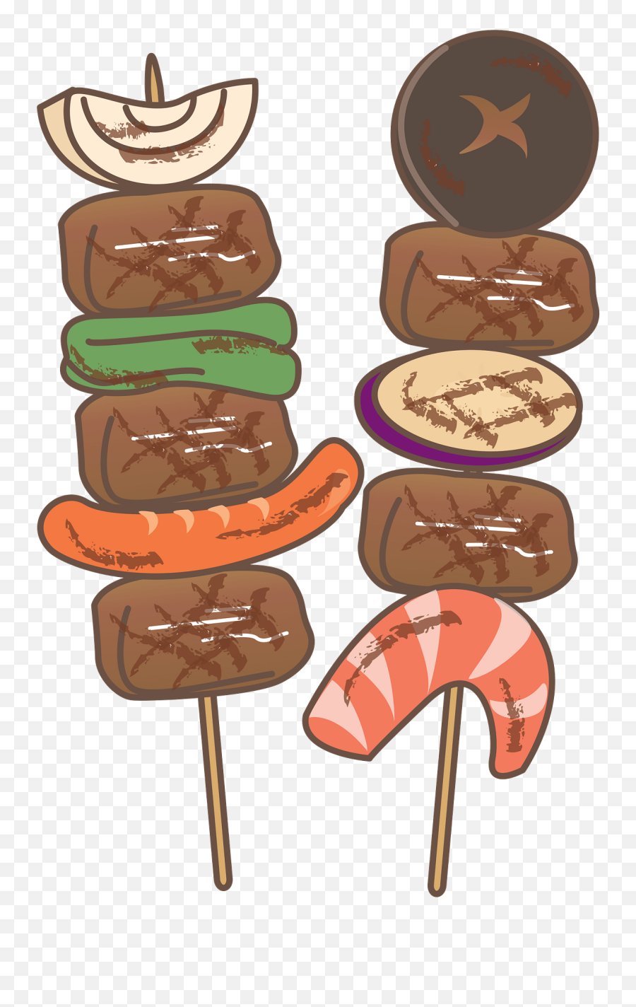 Barbecue Kebabs Clipart Free Download Transparent Png - Brochette Emoji,Bbq Emoji