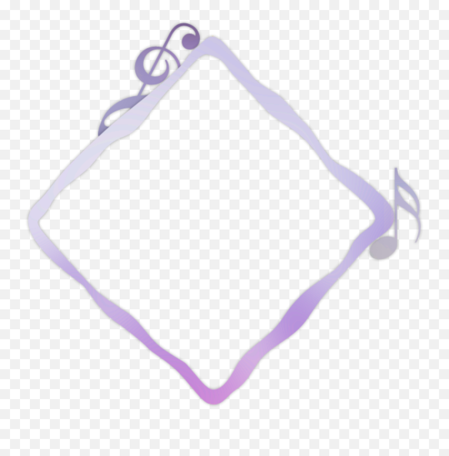 Mq Music Notes Purple Frame Frames - Sketch Emoji,Purple Music Note Emoji Gone