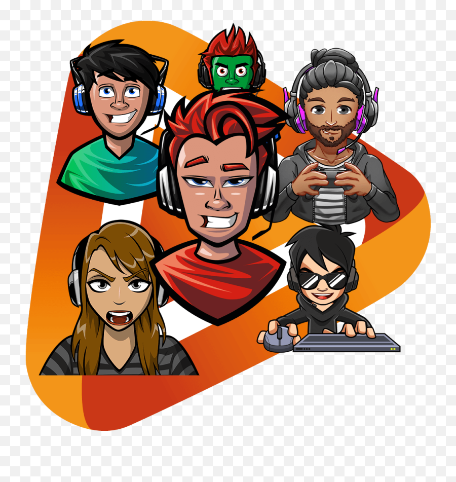 Best Avatar Maker For Your Social Twitch Youtube Profile - Gaming Avatar Set Emoji,Making Emoticons For Twitch