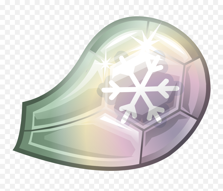 Snow Gem - Club Penguin Snow Amulet Emoji,Gemstone Emojis