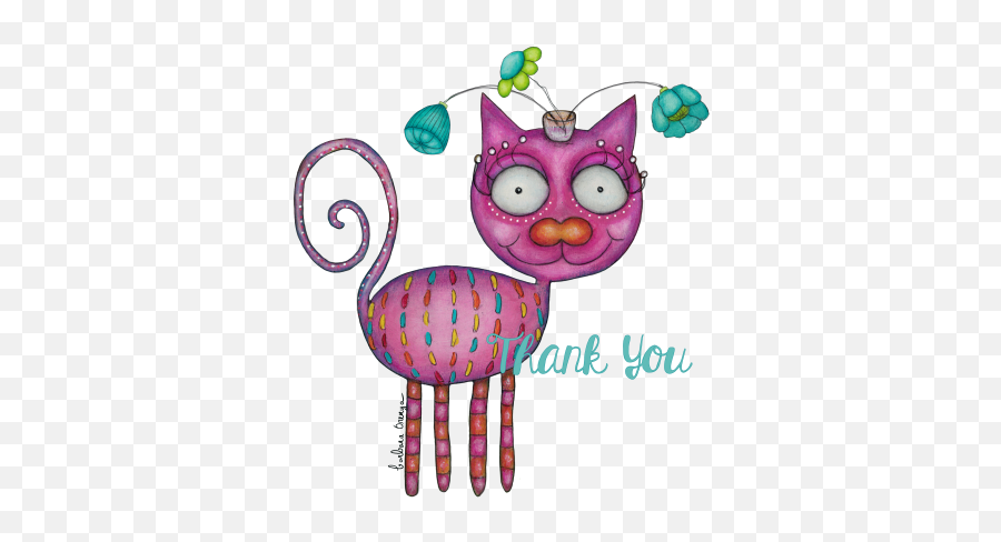 New Digital Illustration And Itu0027s Fancy Animation Eng - Fr Girly Emoji,Cat Animated Emoticons Thank You