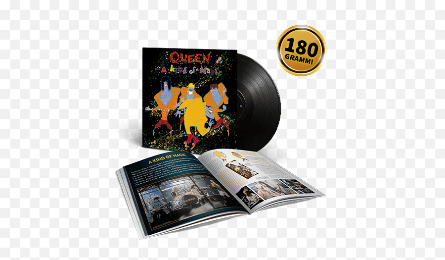 Kolekcja Queen Deagostini - Video Absolutnie Queen Kind Of Magic Queen Album Cover Emoji,Billy Squier Emotions In Motion Logo