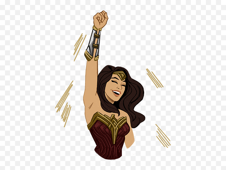 Wonder Woman By Bare Tree Media Inc - Wonder Woman Comic Sticker Emoji,How To Download Wonder Woman Emojis
