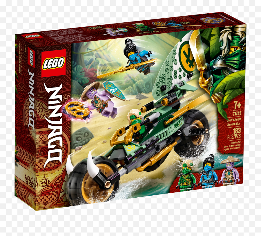 71745 Lloydu0027s Jungle Chopper Bike Ninjago Wiki Fandom - Lego Ninjago Saison 14 Emoji,Lego Sets Your Emotions Area Giving Hand With You