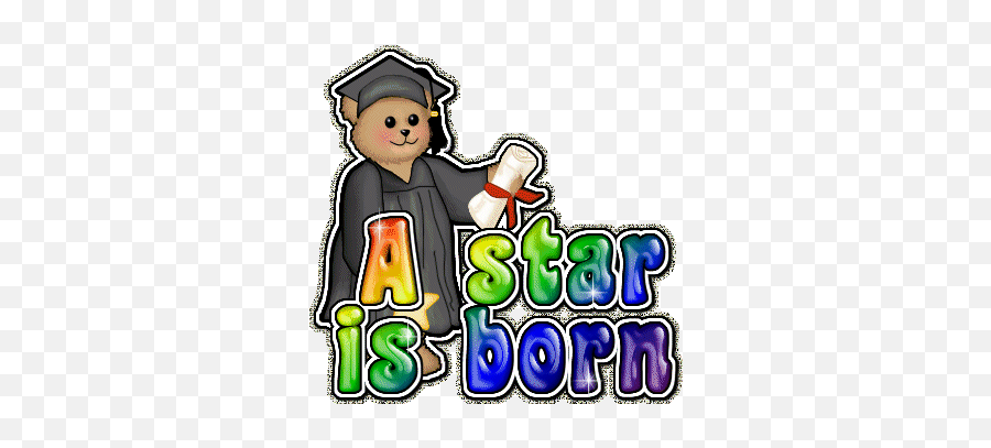 Star Has Graduated - Desicommentscom Born Emoji,Animated Emoticons Graduation