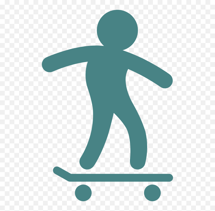 Skateboarding Person Graphic - Old School Board Emoji,Skateboard Emoji