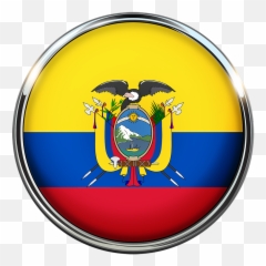 Flag Ecuador Home Circle Png - Ecuador Flag Emoji,Venezuelan Flag Emoji