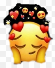 Emoji Cringe Sticker By - Emoji Love Blushing,Cringe Emoticon