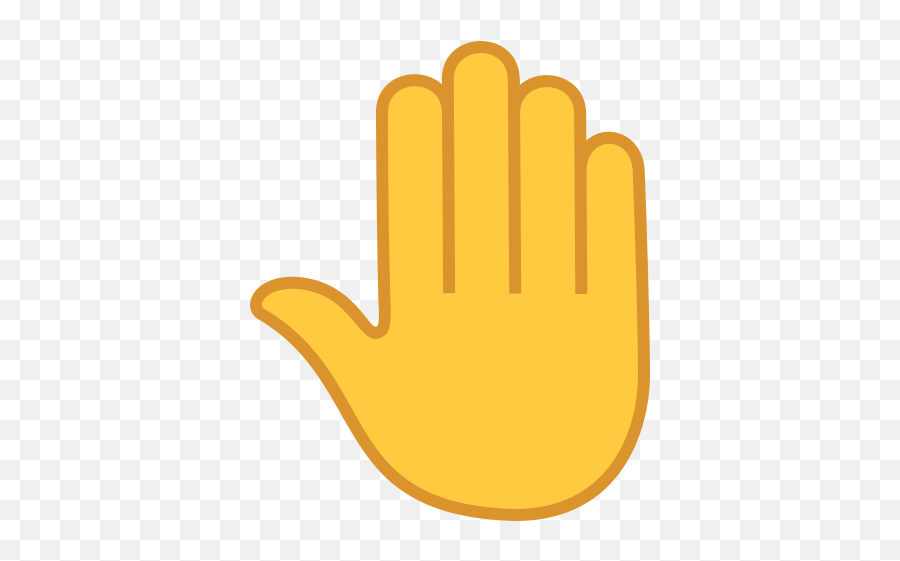 Emoji Back Raised With One Hand Wprock,Fingers Crossed Emoji