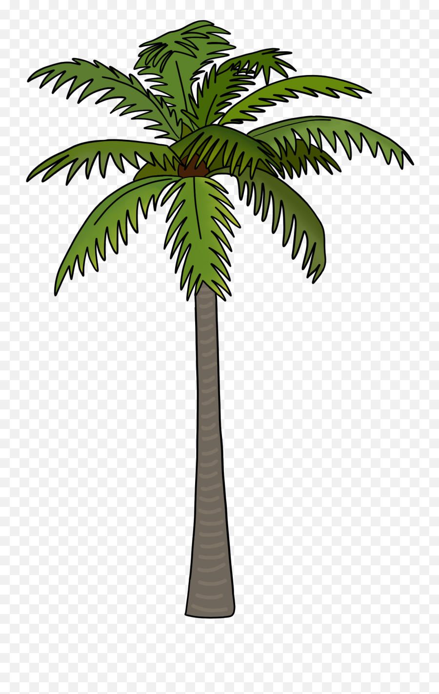 Palm Tree Sticker - Fresh Emoji,Coconut Tree Emoticon