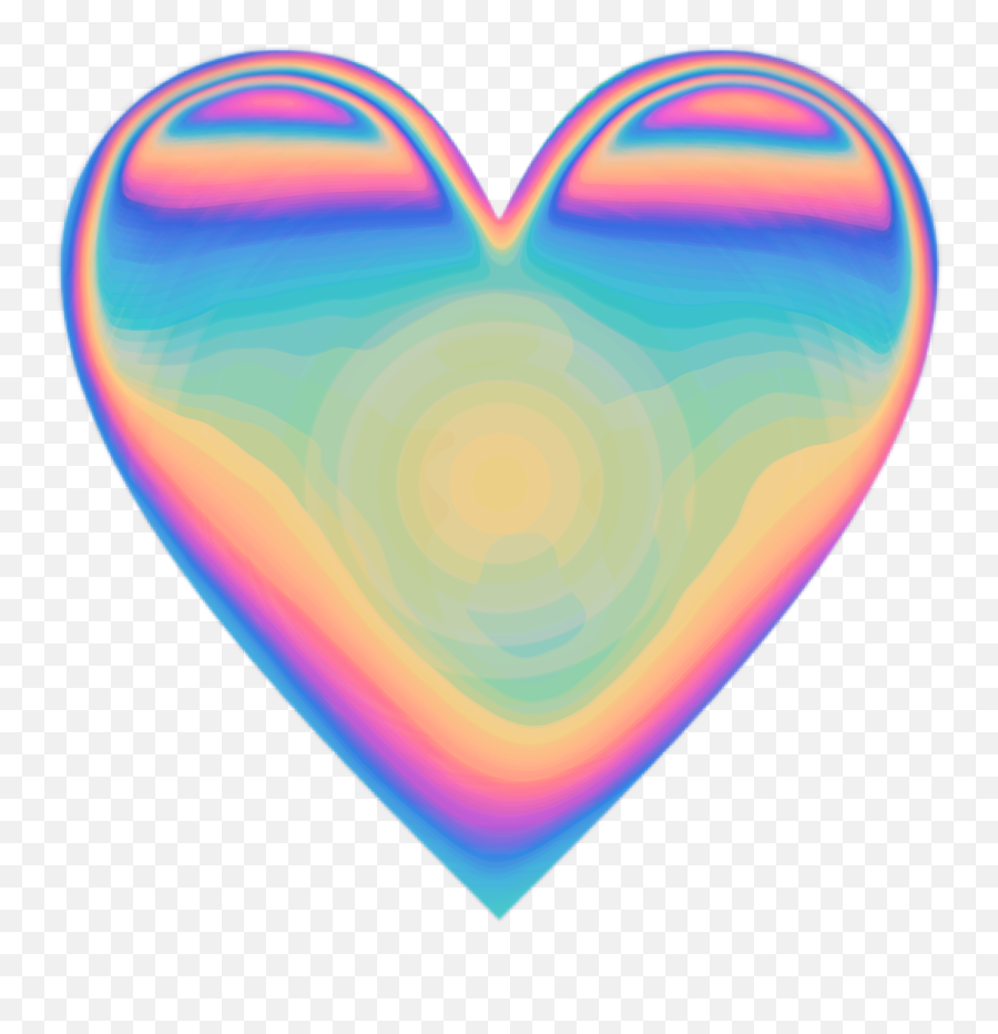 Heart Emoji Heartemoji Holo Sticker - Picsart Emoji No Background,Valentine Emoji