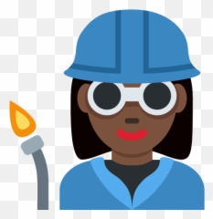 Woman Factory Worker Emoji With - Factor Worker Png Clipart,Engineer Emoji