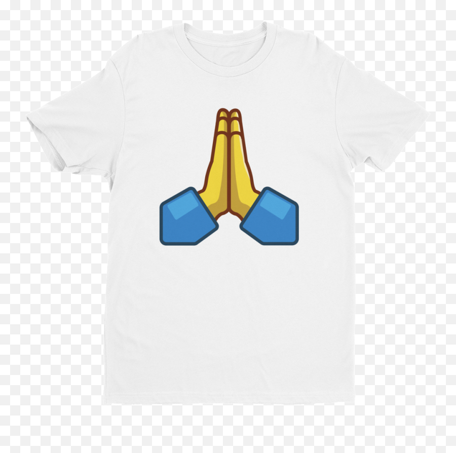 Praying Hands Emoji Short Sleeve Next Level T - Shirt Bolt Gang Or Dont Bang,Praying Emoji